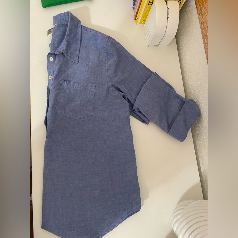 denim oversized button shirt 👕